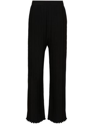 Lanvin plissé wide-leg trousers - Black