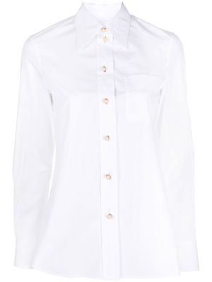 Lanvin point-collar cotton shirt - White