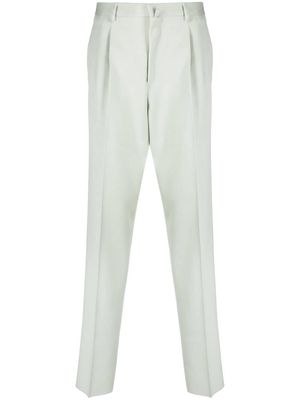 Lanvin pressed-crease tailored trousers - Green