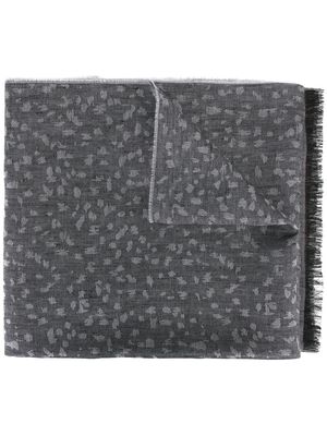 Lanvin printed scarf - Grey