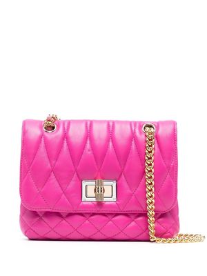 Lanvin quilted leather shoulder bag - Pink