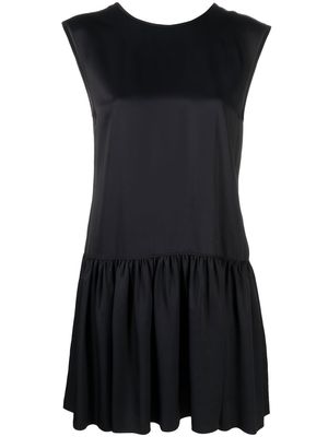Lanvin round-neck sleeveless minidress - Black
