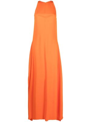 Lanvin ruffled maxi dress - Orange