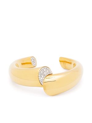 Lanvin Sequence crystal-embellished bracelet - Gold