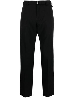 Lanvin side-slit straight-leg tailored trousers - Black