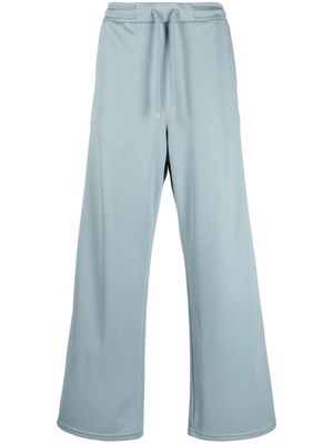Lanvin side-stripe drawstring track pants - Blue