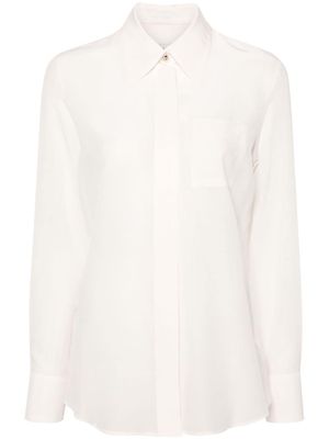Lanvin silk crepe de chine shirt - White