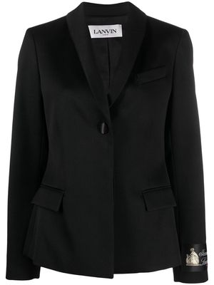 Lanvin single-breasted tailored jacket - Black
