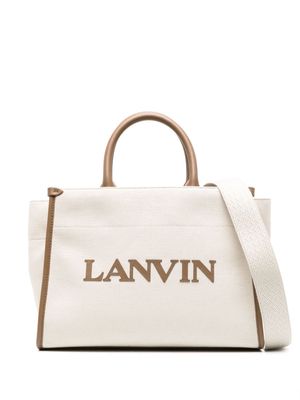 Lanvin small In&Out tote bag - Neutrals