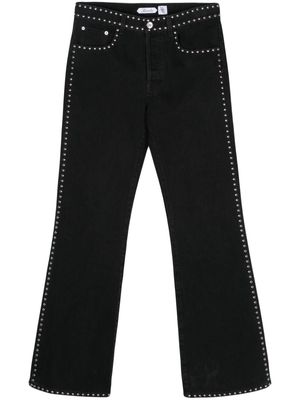 Lanvin stud-embellished straight-leg jeans - Black