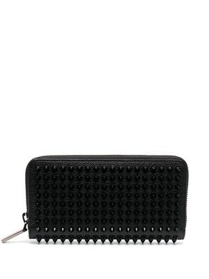 Lanvin stud-embellished zip-fastening wallet - Black