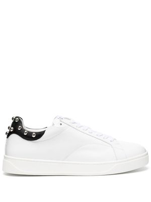 Lanvin studded DDBO leather sneakers - White
