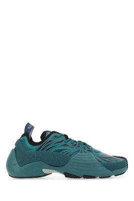 Lanvin Teal Green Flash-x Sneakers