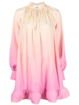 Lanvin tie-dye print mini dress - Pink