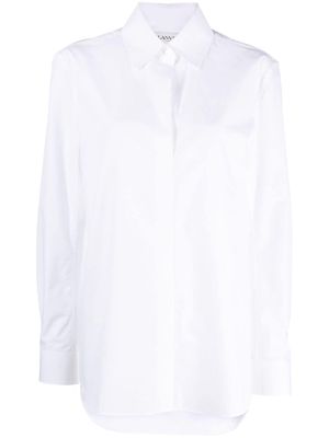 Lanvin tunic cotton shirt - White