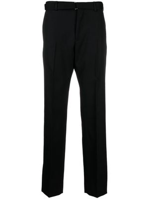Lanvin twill-weave wool tailored trousers - Black