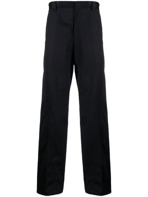 Lanvin Twisted cotton chino trousers - Blue