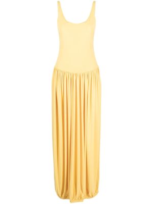 Lanvin U-neck sleeveless dress - Yellow