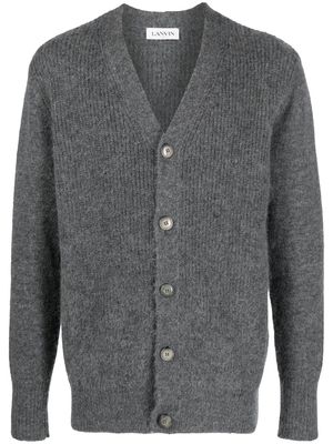 Lanvin V-neck knitted cardigan - Grey