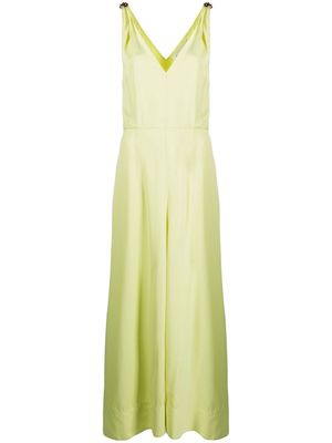 Lanvin V-neck sleeveless dress - Green