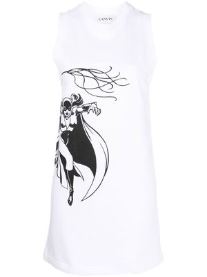 LANVIN x DC Comics Catwoman mini dress - White