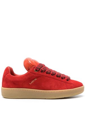 Lanvin x Future Hyper Curb suede sneakers - Red