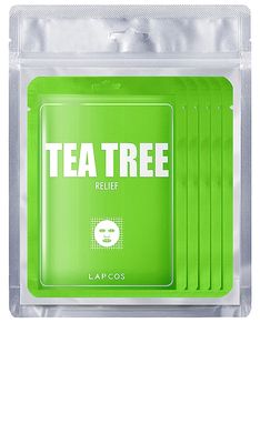 LAPCOS Tea Tree Derma Mask 5 Pack in Beauty: NA.