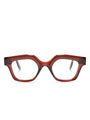 Lapima Carla square-frame glasses - Red