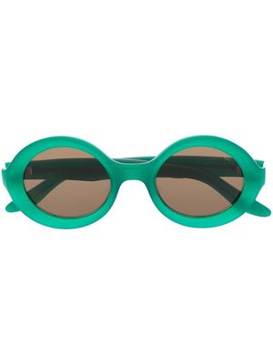Lapima Carolina eletric-green sunglasses