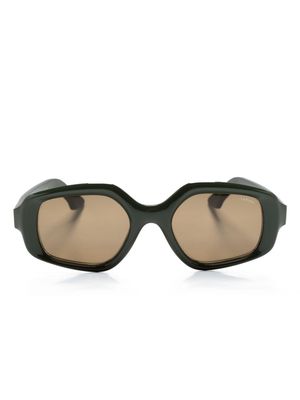 Lapima Elisa geometric-frame sunglasses - Green