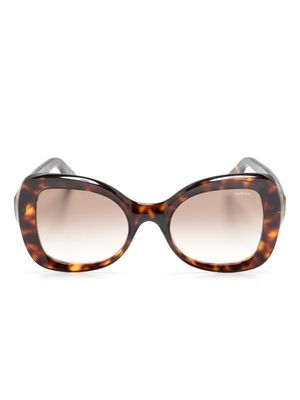 Lapima Isabel oversize-frame sunglasses - Brown
