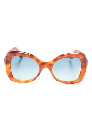 Lapima Isabel oversized-frame sunglasses - Brown