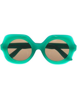 Lapima oversize-frame sunglasses - Green