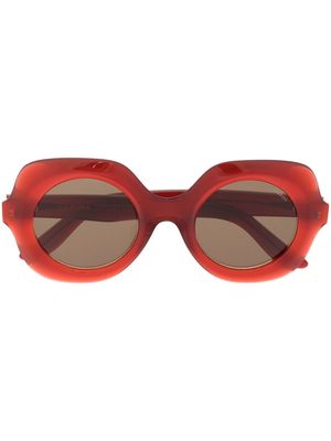 Lapima Paula oversize-frame sunglasses - Red