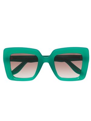 Lapima square tinted sunglasses - Green