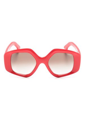 Lapima Stella oversize-frame sunglasses - Red