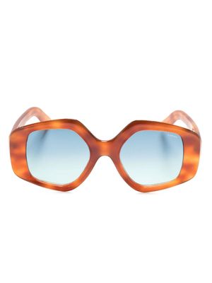 Lapima Stella oversized-frame sunglasses - Brown