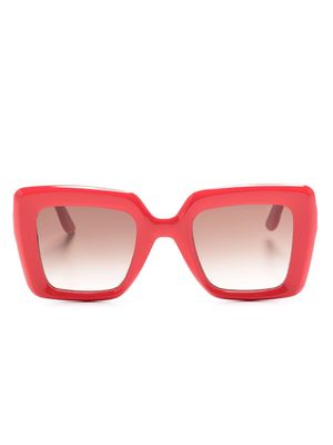 Lapima Teresa Calor oversize sunglasses - Red