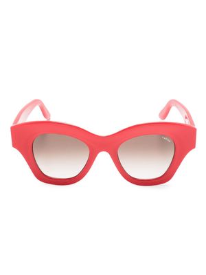 Lapima Tessa Calor square-frame sunglasses - Red