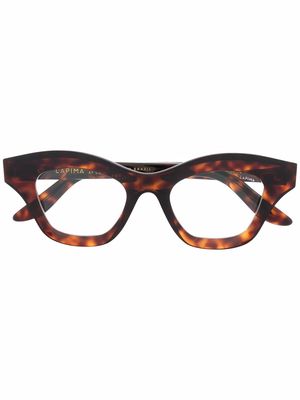 Lapima Tessa petit square-frame glasses - Brown