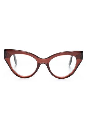 Lapima Violeta cat-eye glasses - Red