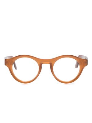 Lapima x Collection Luca oval-frame glasses - Brown