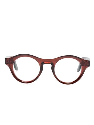 Lapima x Collection Luca oval-frame glasses - Red