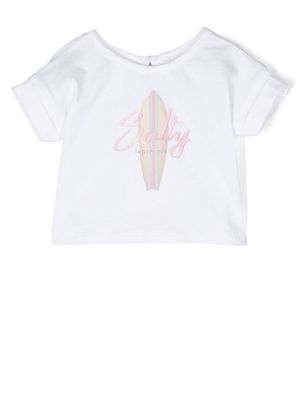 Lapin House graphic-print short-sleeve T-shirt - White