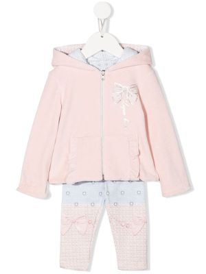 Lapin House ruffle-trimmed tracksuit set - Pink