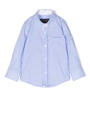 Lapin House striped long-sleeve shirt - Blue