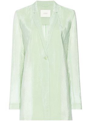 LAPOINTE buttoned single-breasted blazer - Green