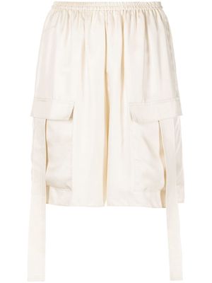 LAPOINTE cargo-pocket shorts - White
