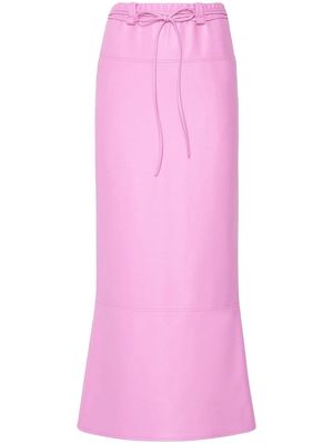 LAPOINTE faux-leather pencil skirt - Pink