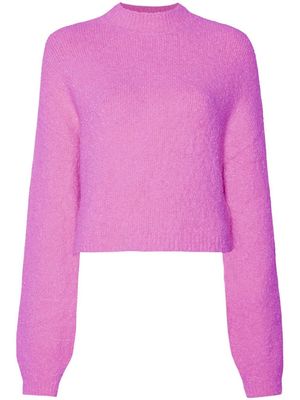 LAPOINTE long-sleeve cropped sweater - Pink